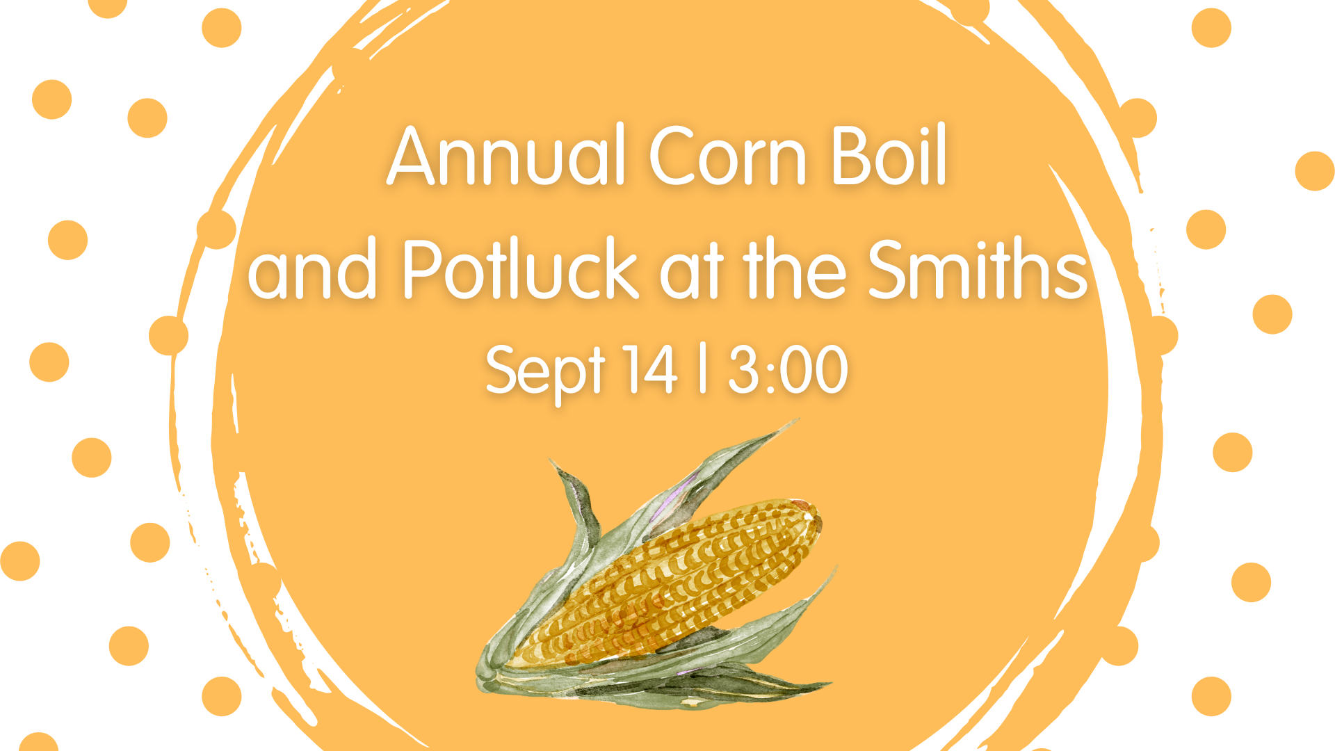 Corn Boil and Potluck