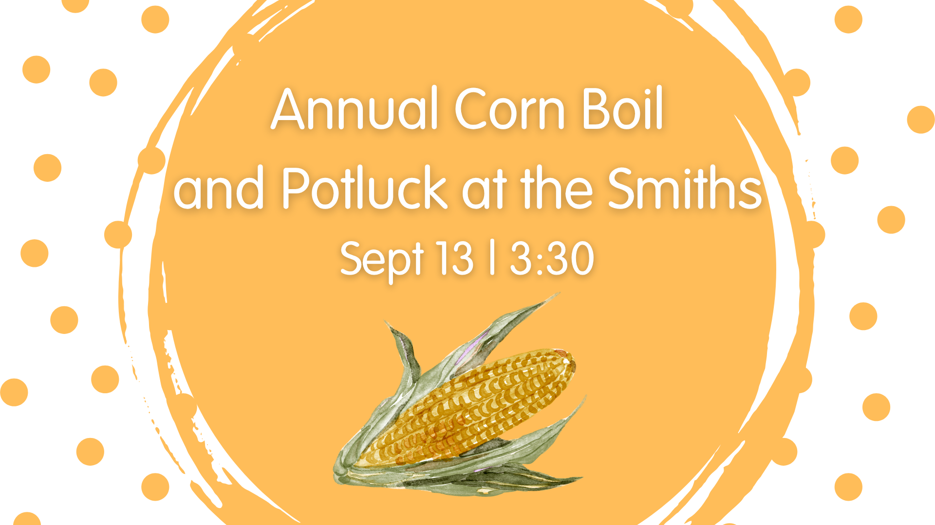 Corn Boil and Potluck