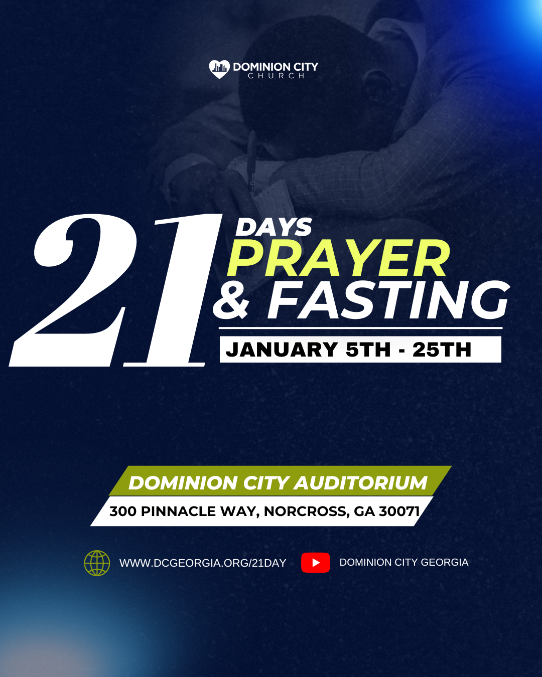 21 day Prayer & Fasting 