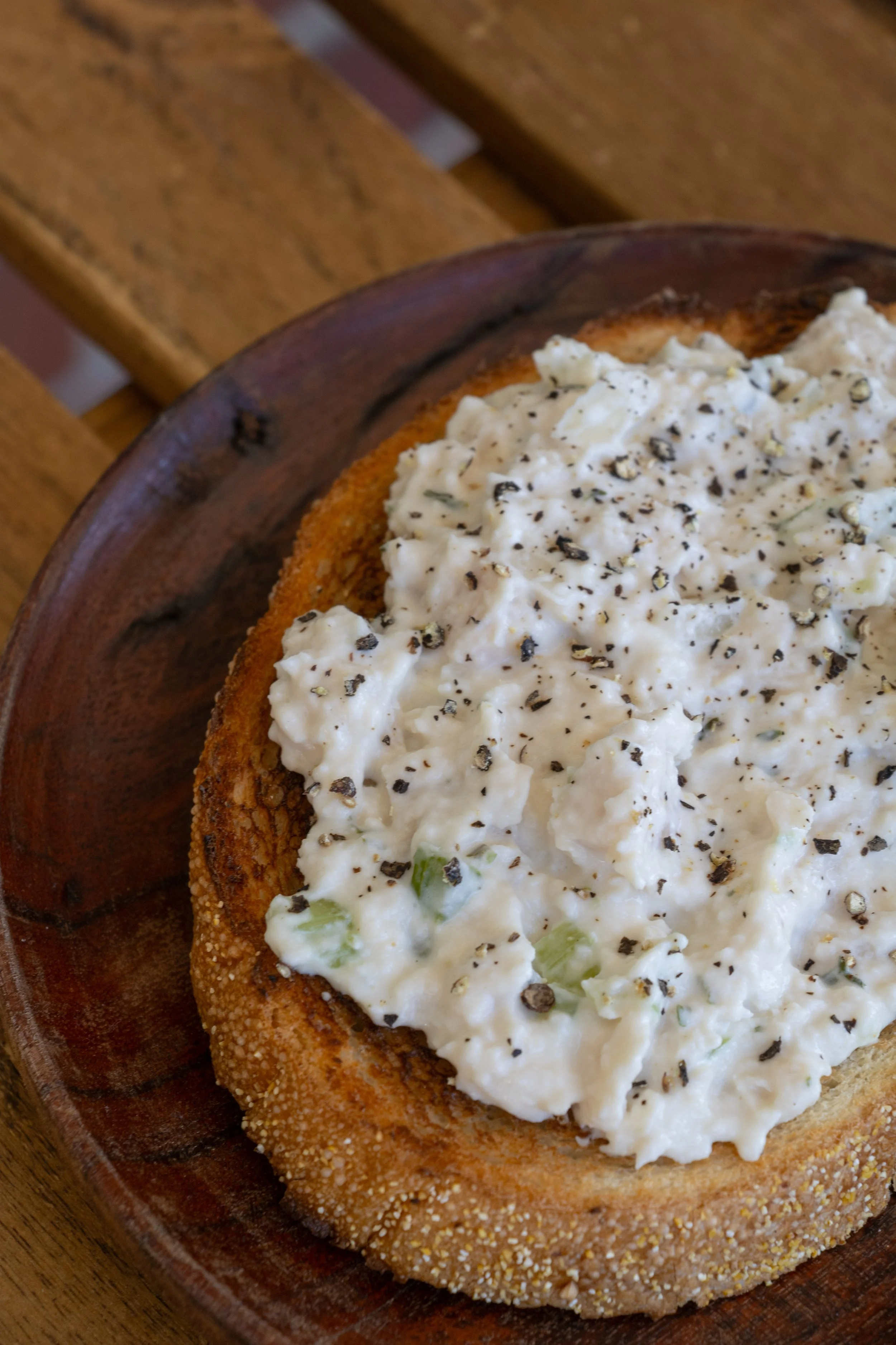 chicken salad toast