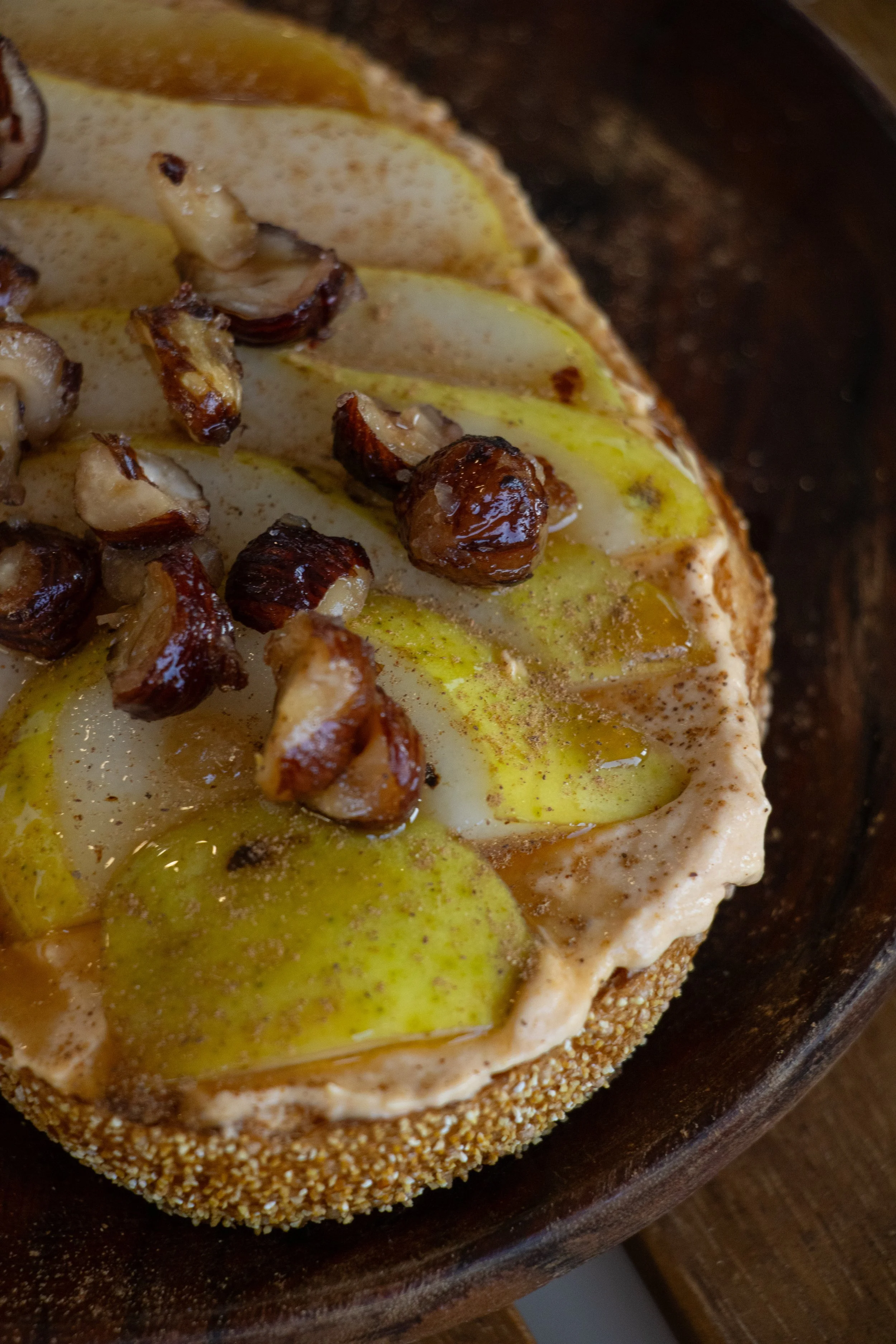 pumpkin pear toast