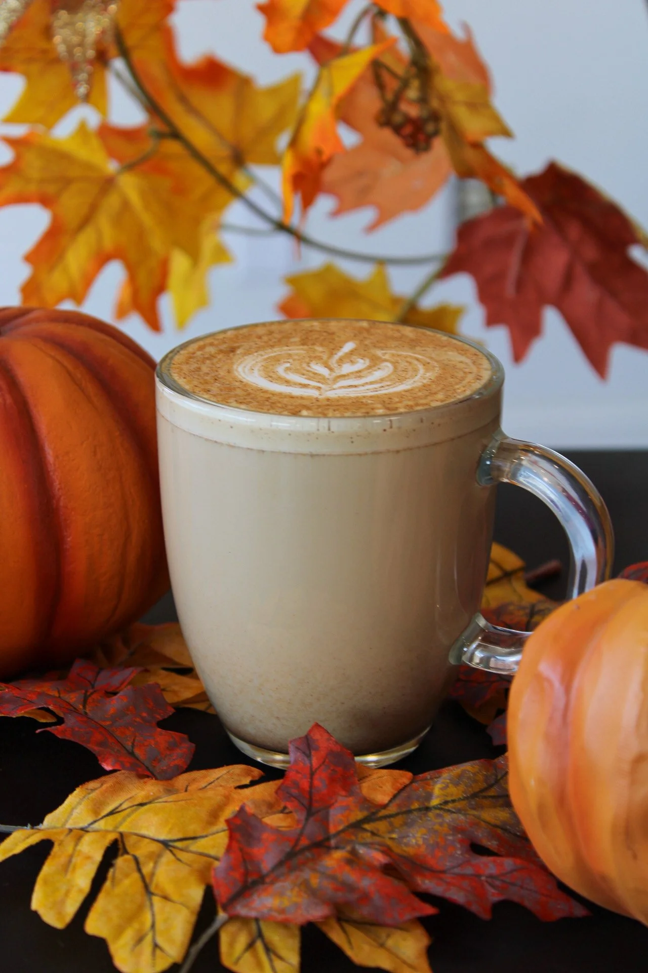 pumpkin spice or white pumpkin latte
