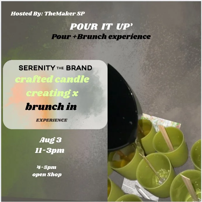 Pour It Up’- Crafted candle x Brunch In Experience