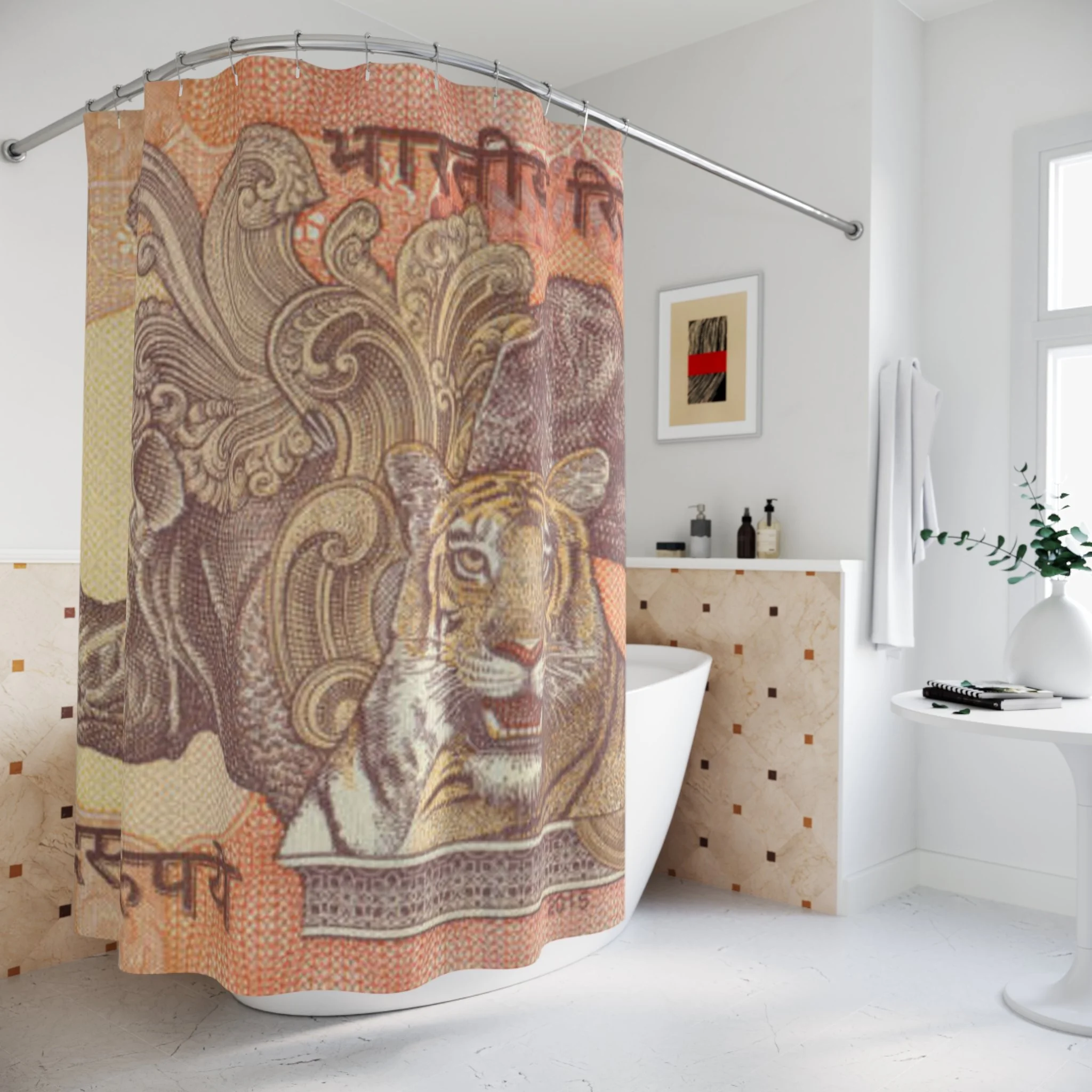 Majestic Bengal Tiger Shower Curtain
