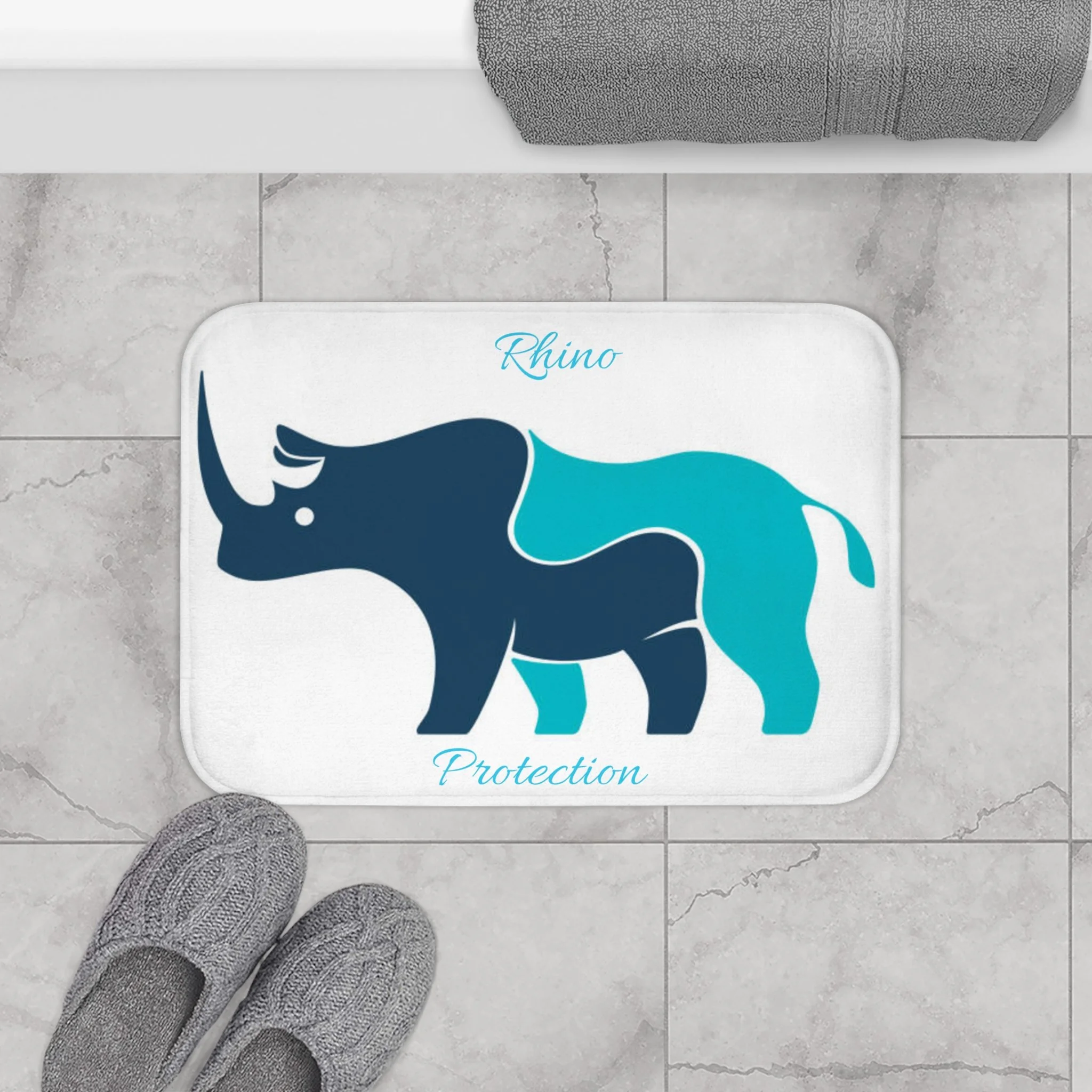 Rhino Protection Bath Mat