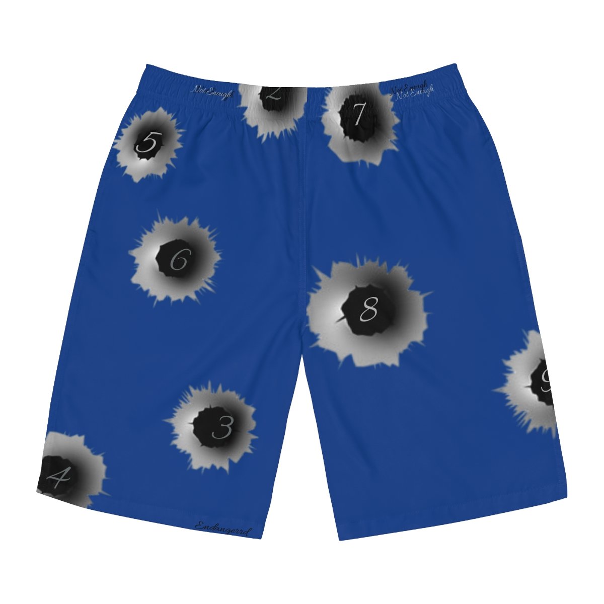 Bullet hole Effect Men's Board Shorts - Perfect for Beach Days & Summer Fun