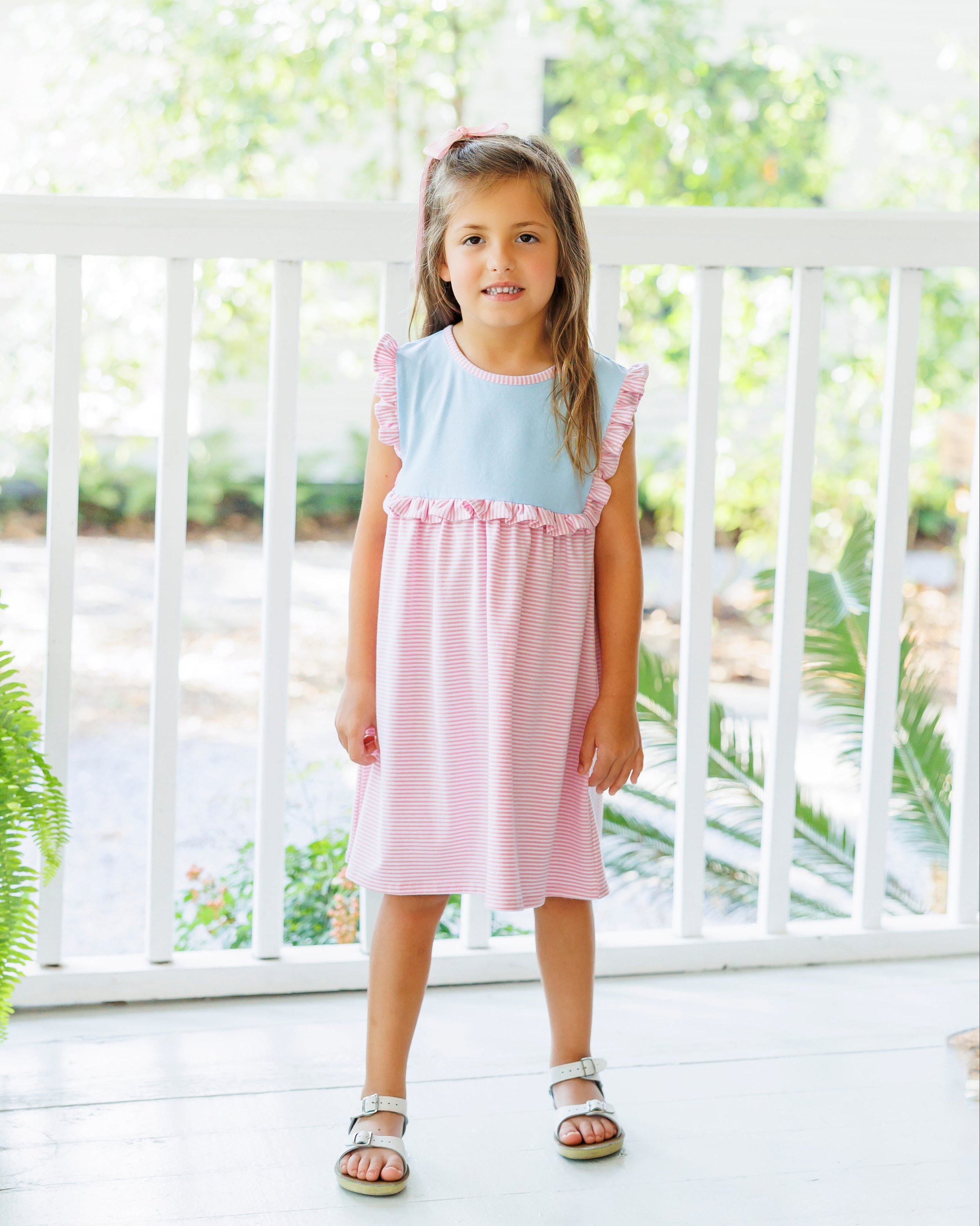 Ruby Dress- Light Blue and Pink Stripe-1.jpg