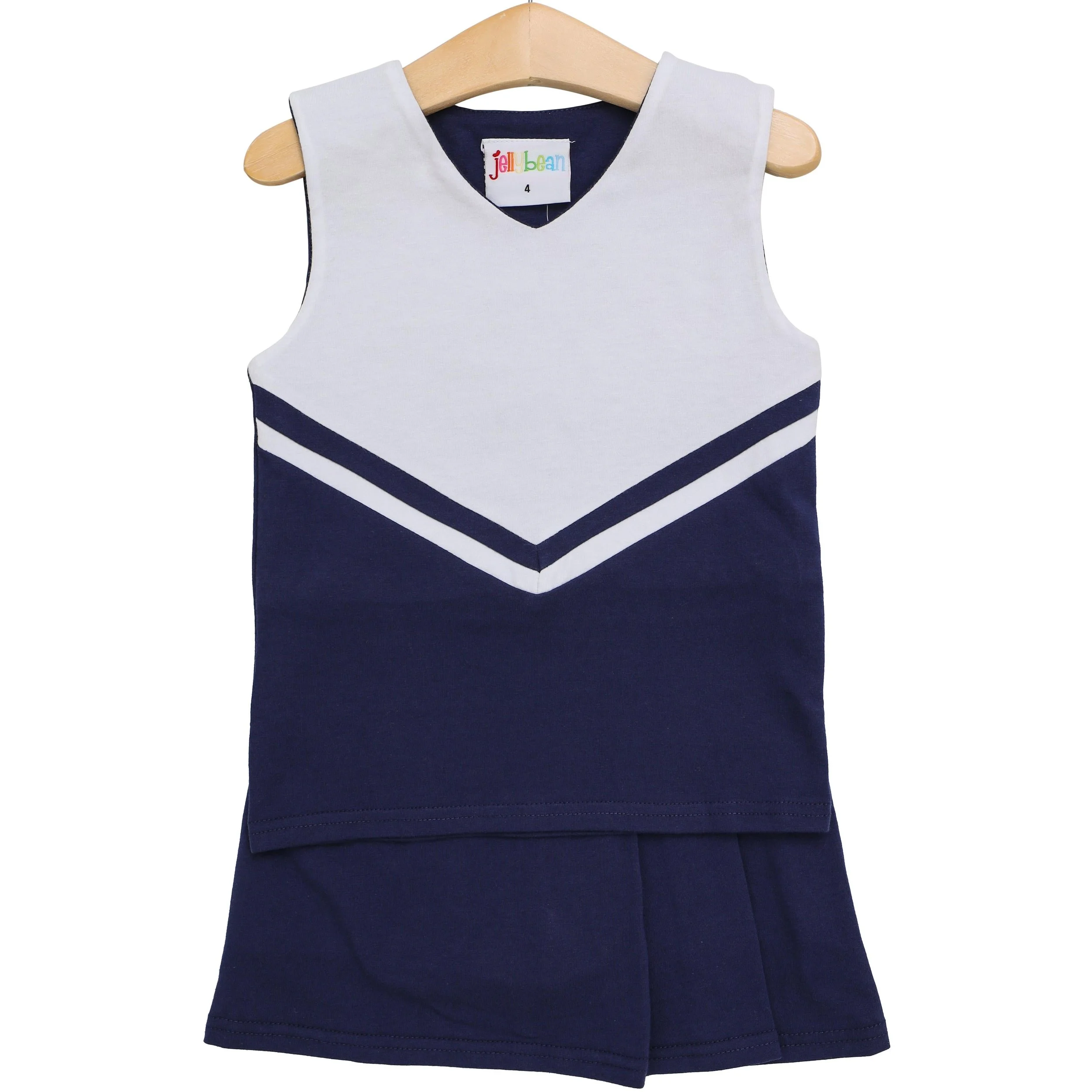 Cheer Uniform Skort Set- Navy-White-0.jpg