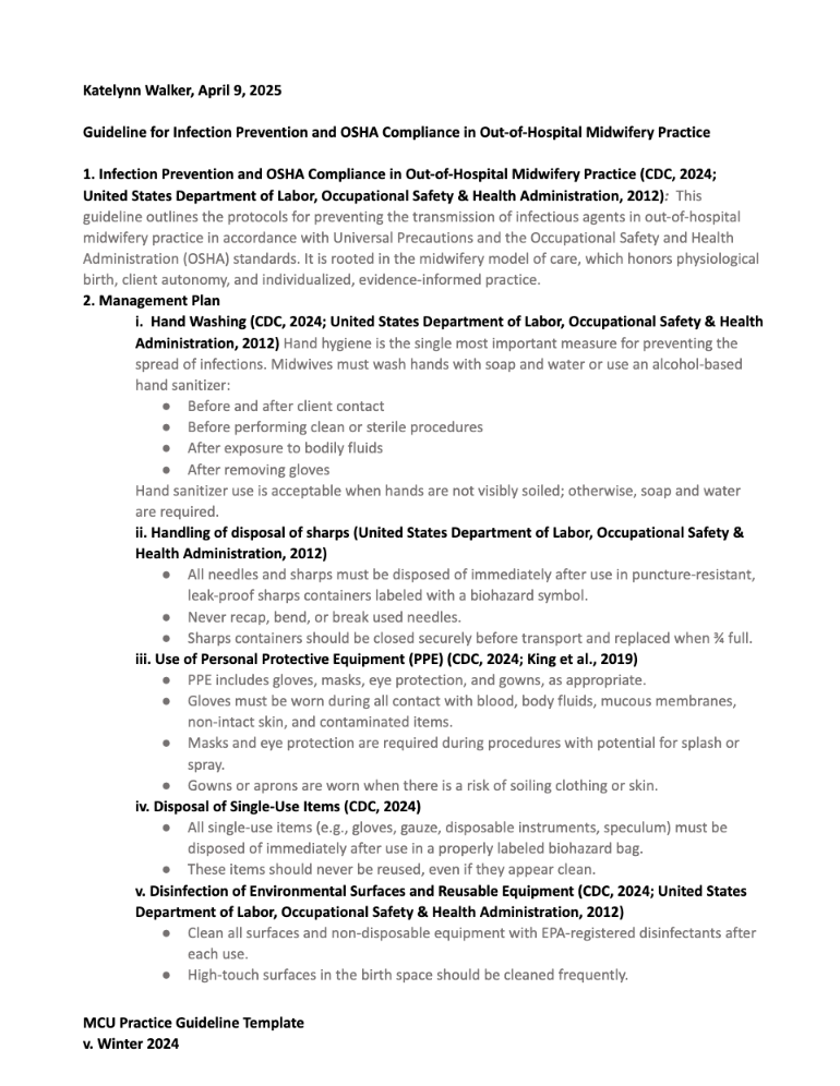 To view full guideline click on the image above!