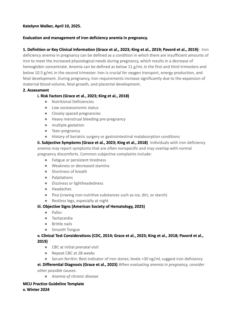 To view full practice guideline click the image above!