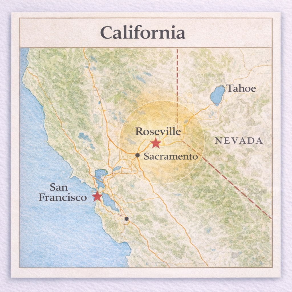 Northern California Map