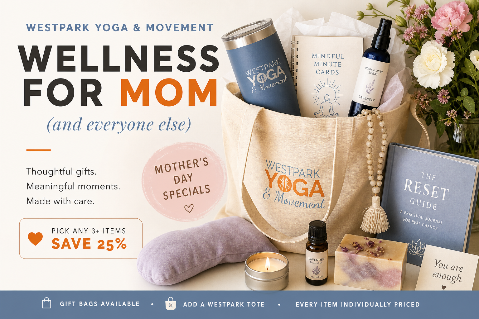 Wellness for Mom Mother's Day Specials at Westpark Yoga & Movement