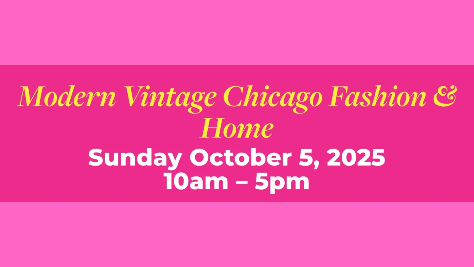 Modern Vintage Chicago Fashion & Home