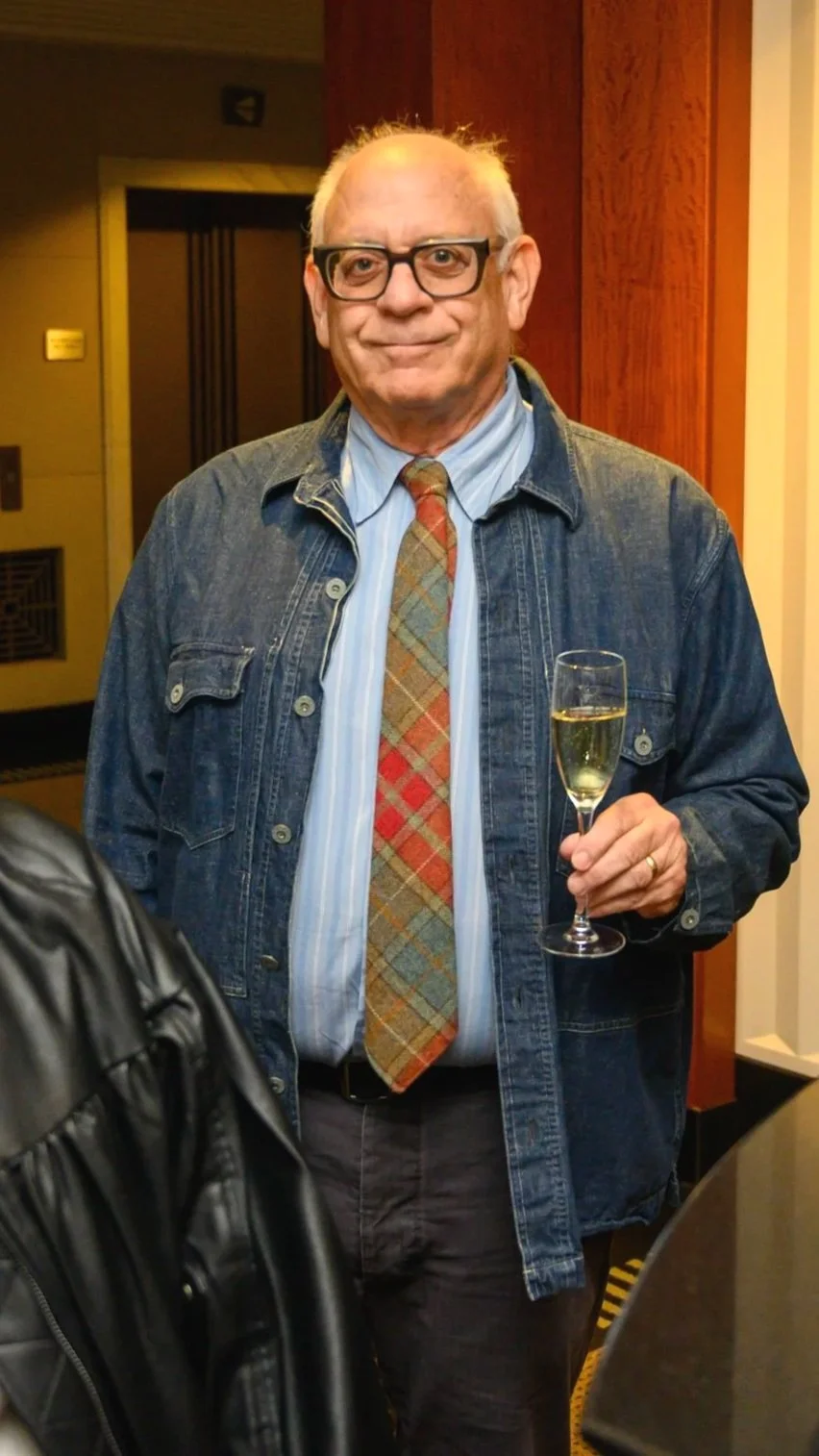 Photographer John Fromstein arrives