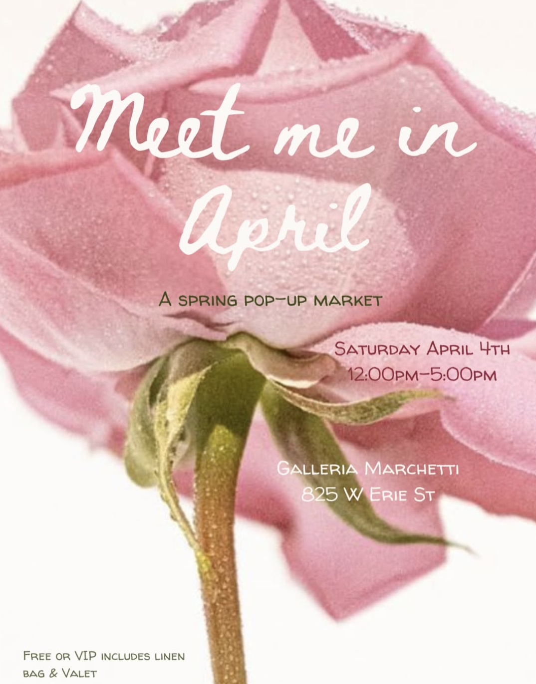 Meet me in April: A Spring Pop-Up Market