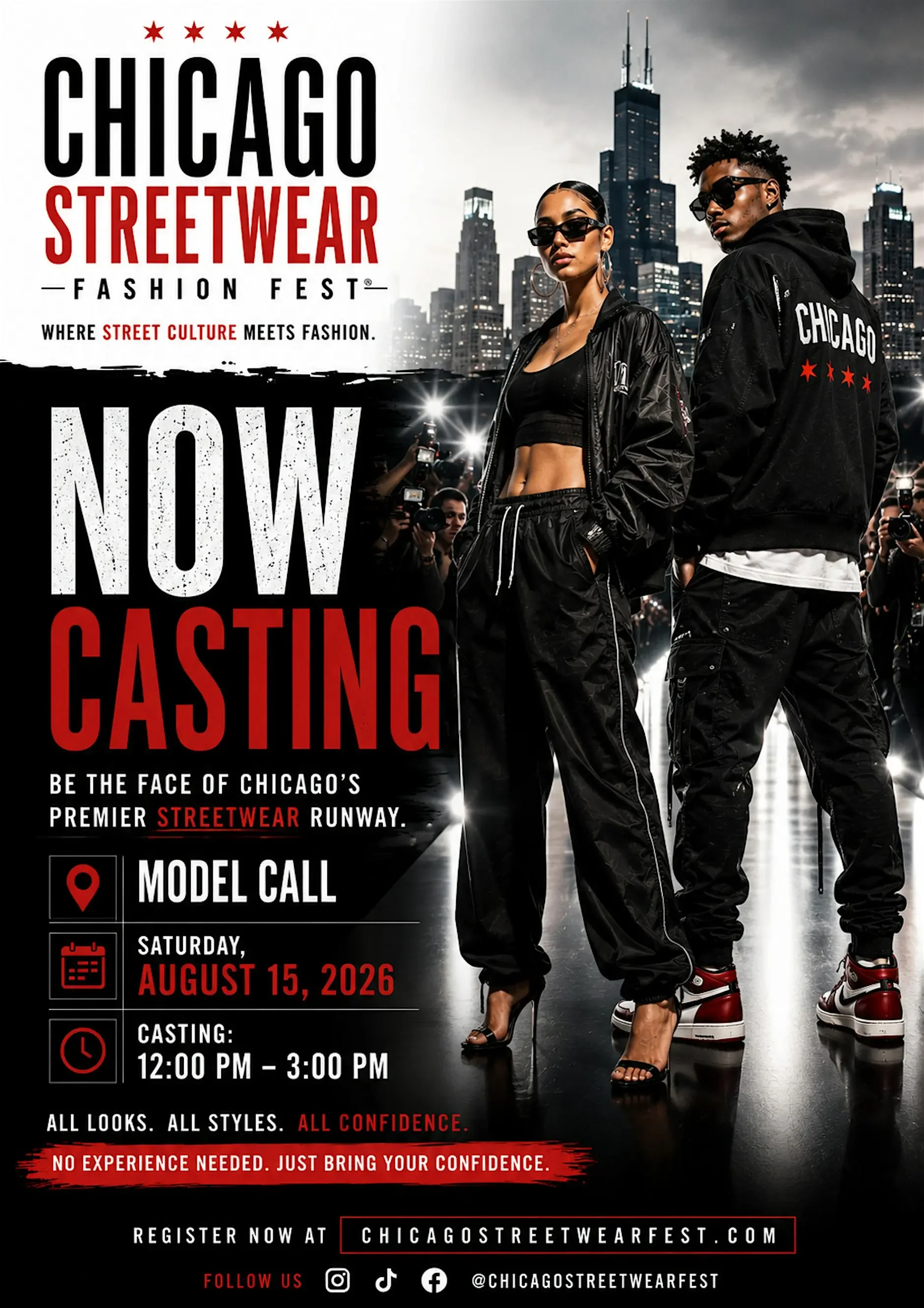 Chicago StreetWear Fashion Fest® Official Model Call 2026