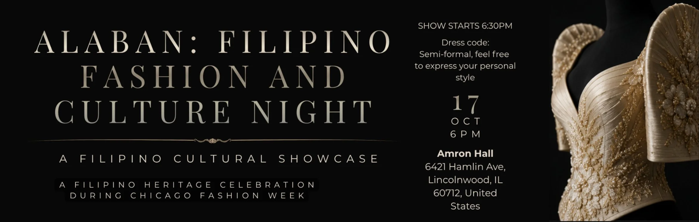 ALABAN: Filipino Fashion and Culture Night
