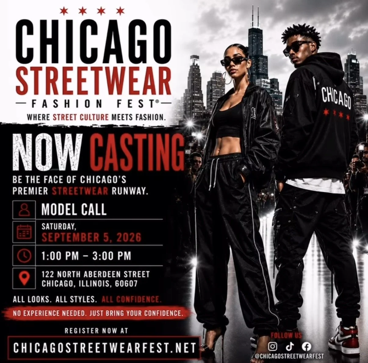 Chicago Streetwear Fashion Fest: Casting Call