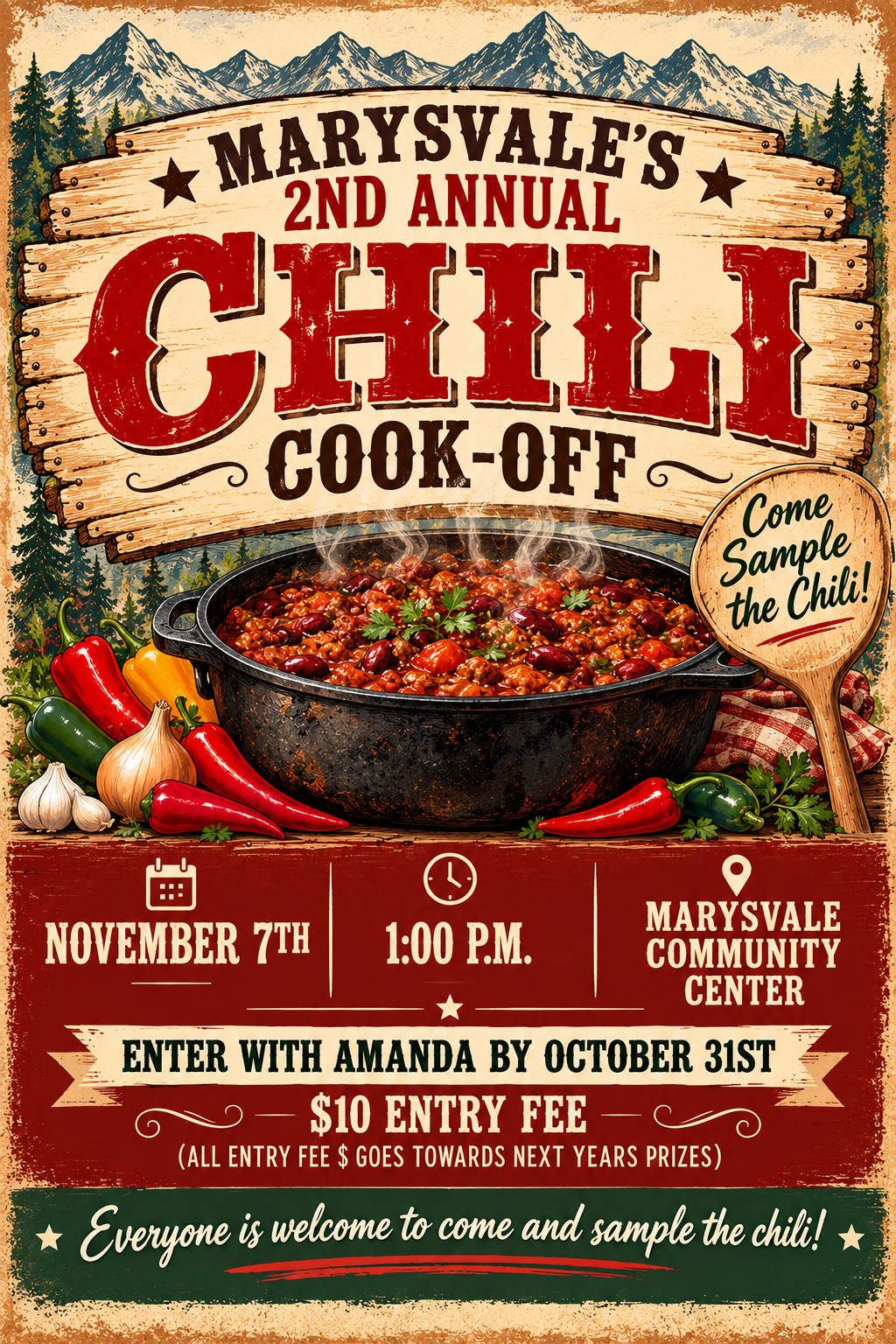 Marysvale Chili Cookoff