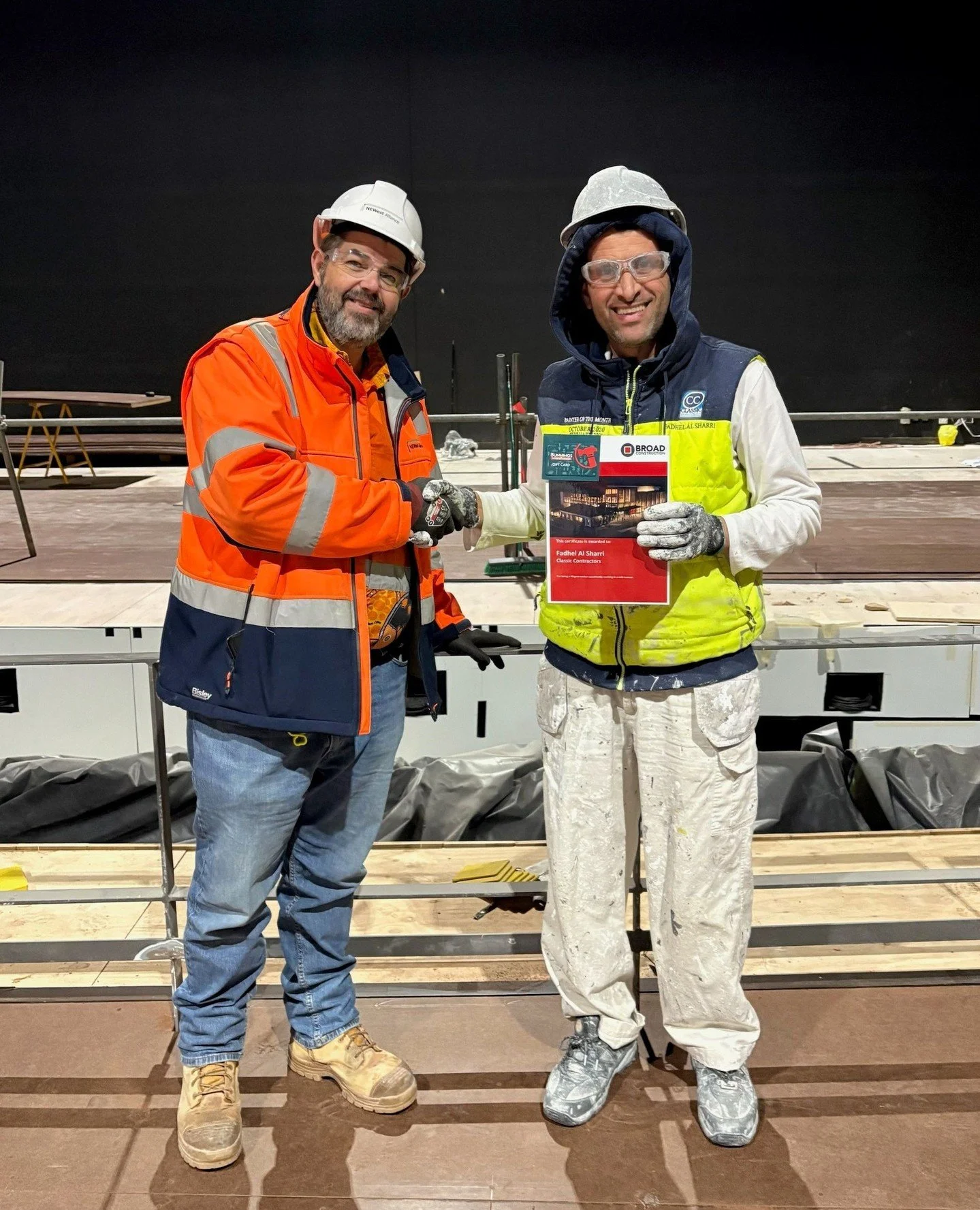 A huge congratulations to Fadhel on being awarded the Quality Award by our client, Broad Construction, for his outstanding work on the Busselton Performing Arts &amp; Convention Centre project.⁠
⁠
This recognition reflects Fadhel&rsquo;s commitment t