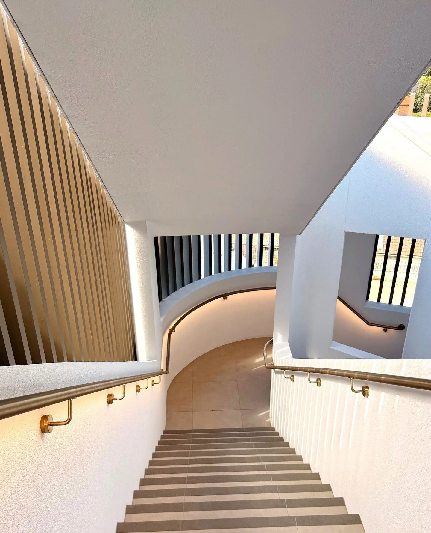 Why take the elevator when you can enjoy the journey?⁠
⁠
These beautifully designed, aesthetically pleasing views guide you through every level, making each step just as impressive as the destination.⁠
⁠
📍 The Gardens Project, Nedlands⁠
⁠
#ClassicCo