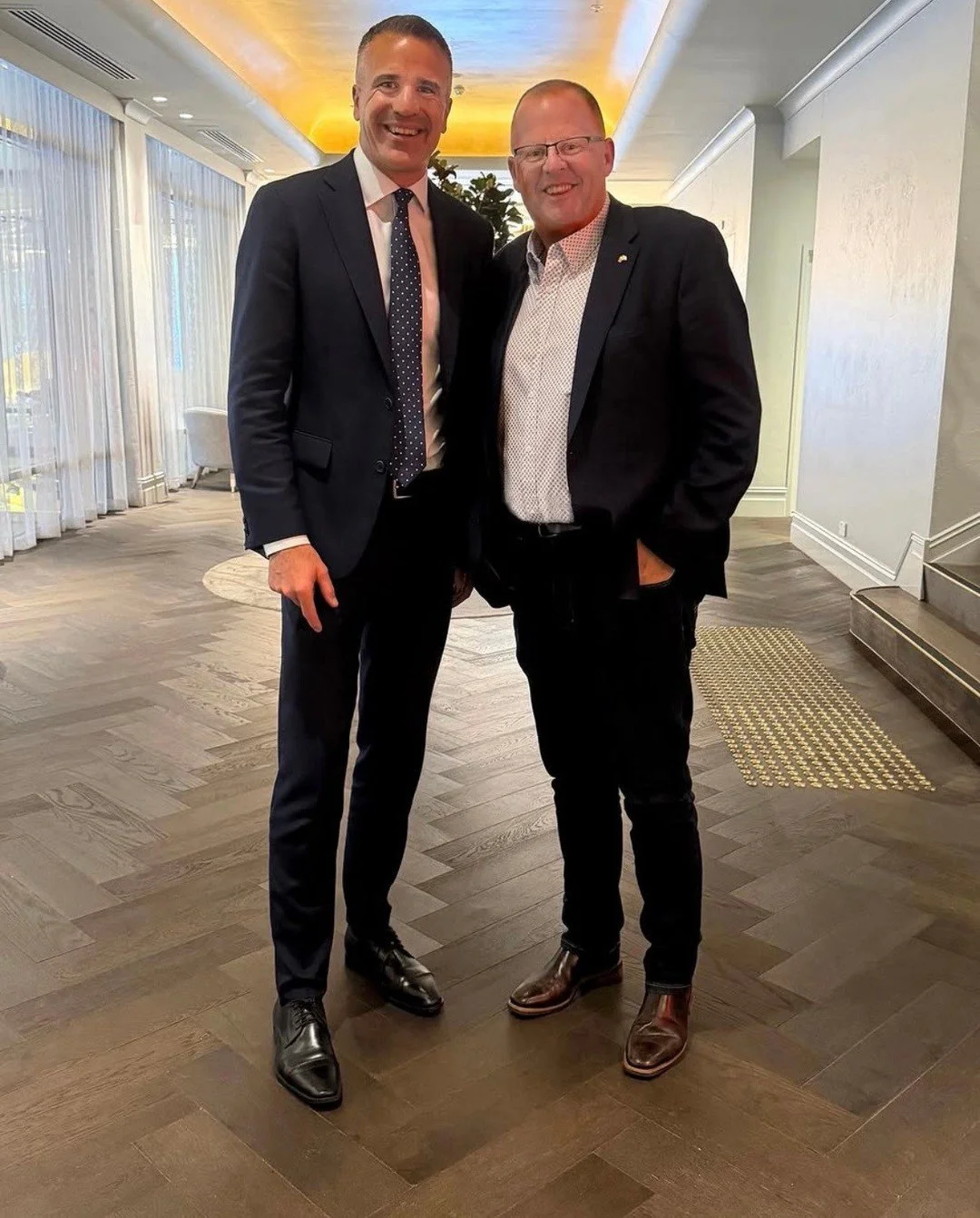 While in Adelaide for the AFL Gather Round, Mark had the opportunity to catch up with SA Premier, Peter Malinauskas.⁠
⁠
A passionate sports fan through and through, Mark is also a savvy businessman who&rsquo;s always looking to learn, grow, and explo