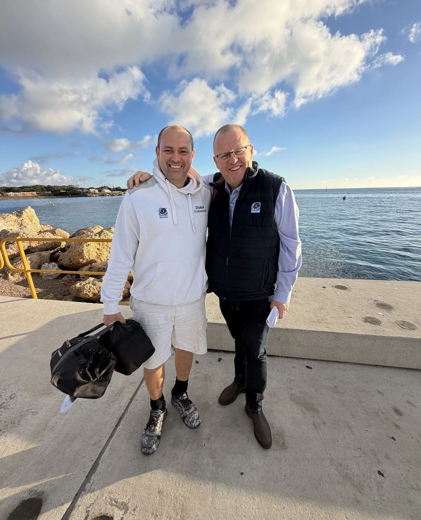 Site visit to Rottnest Island to check in on our painters working on the new worker accommodation project at The Lodge Wadjemup. ⁠
⁠
This new accommodation will support the redeveloped lodge operations and help ease the ongoing demand for staff housi