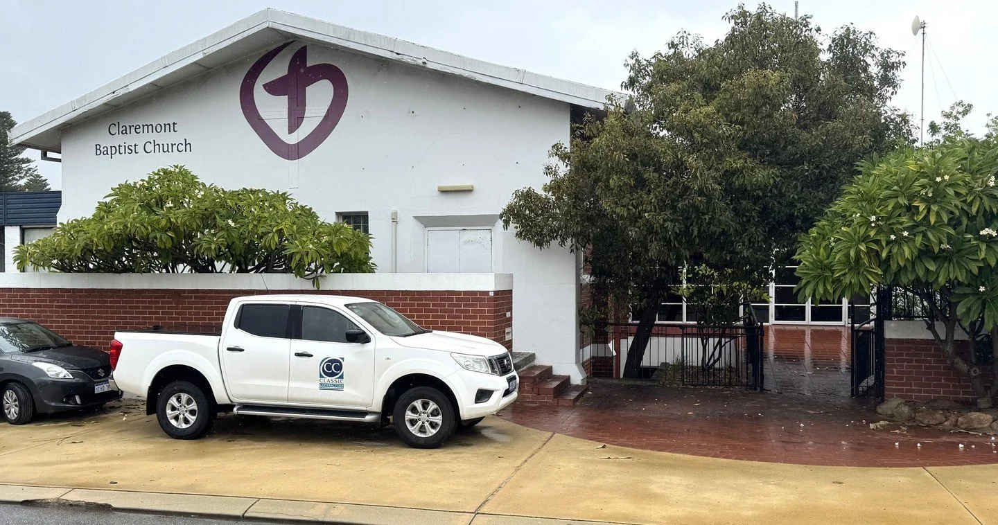 Broken ground at site for our new project at Claremont Baptist Church 🚧⁠
⁠
Works include a brand-new carpark, new lift installation, modernised entry, new roofing, internal upgrades and upgraded amenities. ⁠
⁠
Excited to bring this transformation to