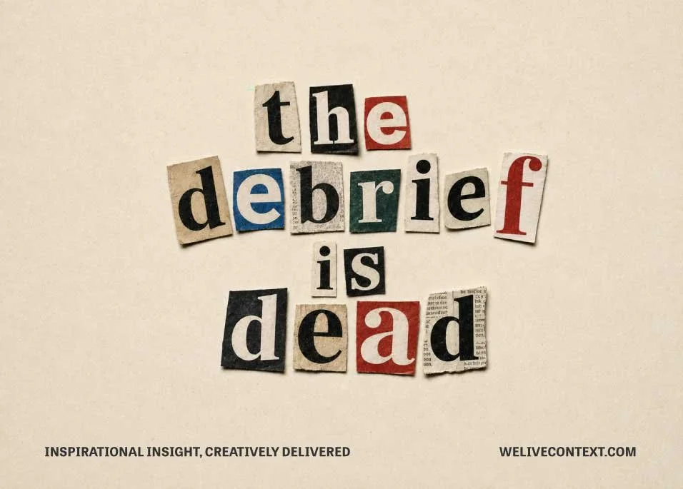 The Debrief is Dead.