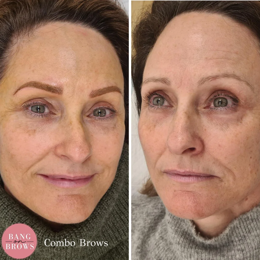 Hybrid Combo Brows Combine Microshading And Microblading