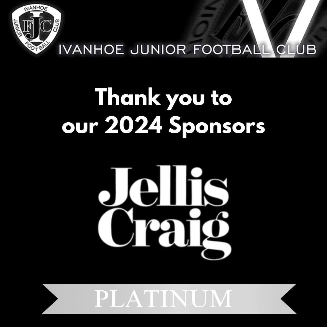 Thank you to all of our amazing 2024 sponsors! You make a massive difference to our players, club and community sport. We encourage everyone to please support our sponsors wherever possible.

Platinum:
@jelliscraignortheast 

Gold:
@mantellomotorgrou