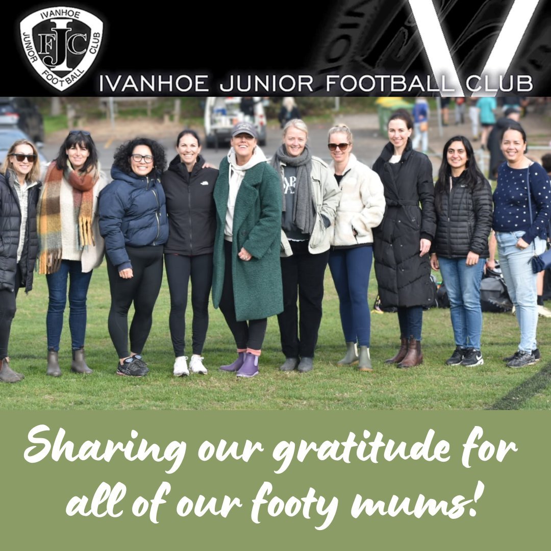 This mother's day weekend, we want to say a huge thanks to all of our footy mums! 
💛 for taking us and our mates to training and games.
💛 for finding our mouthguards when we've lost them (again).
💛 for kicking the ball with us at the park.
💛 for 