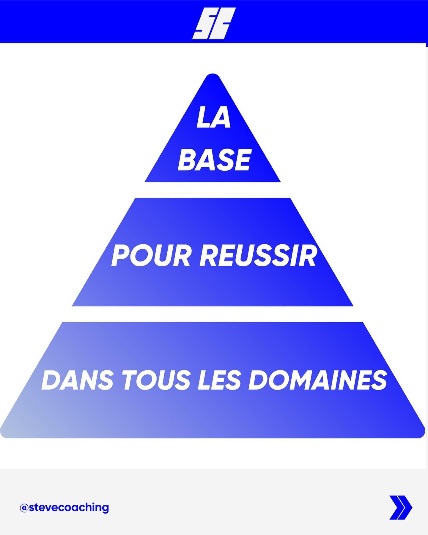 La base pour r&eacute;ussir dans n&rsquo;importe quel domaine !

Si tu as besoin d&rsquo;aide pour consolider tes bases, envoie-moi un message 😃

#trouversavoie #trouversonchemin #trouversonikigai #coachingdevie #coachdevie #coach #penseepositive #c