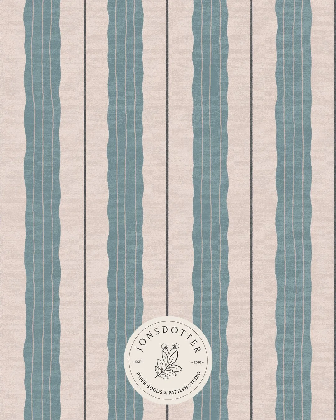 Wandering Lines – Faded Blue