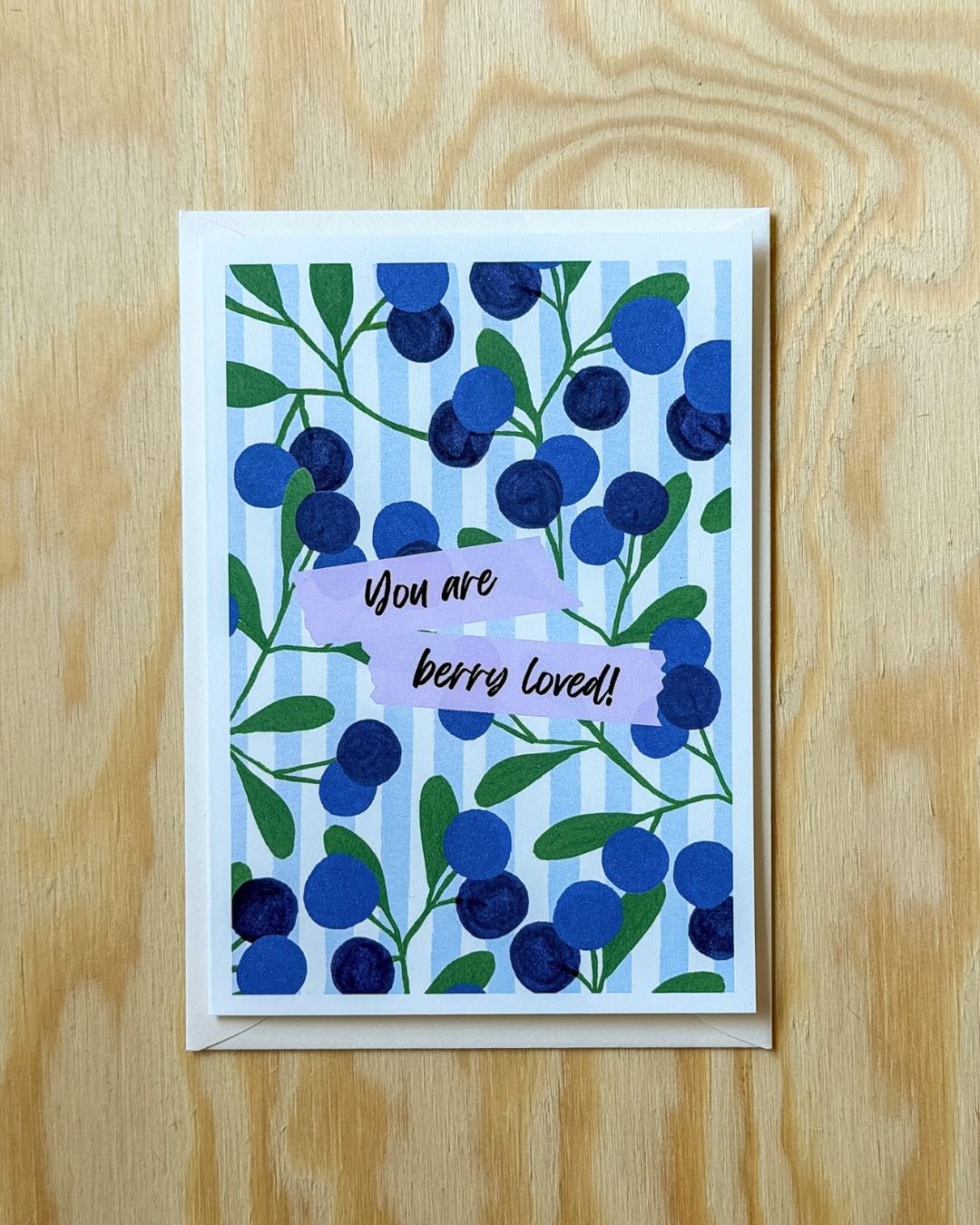 You are berry loved! – Folded Card (A6)