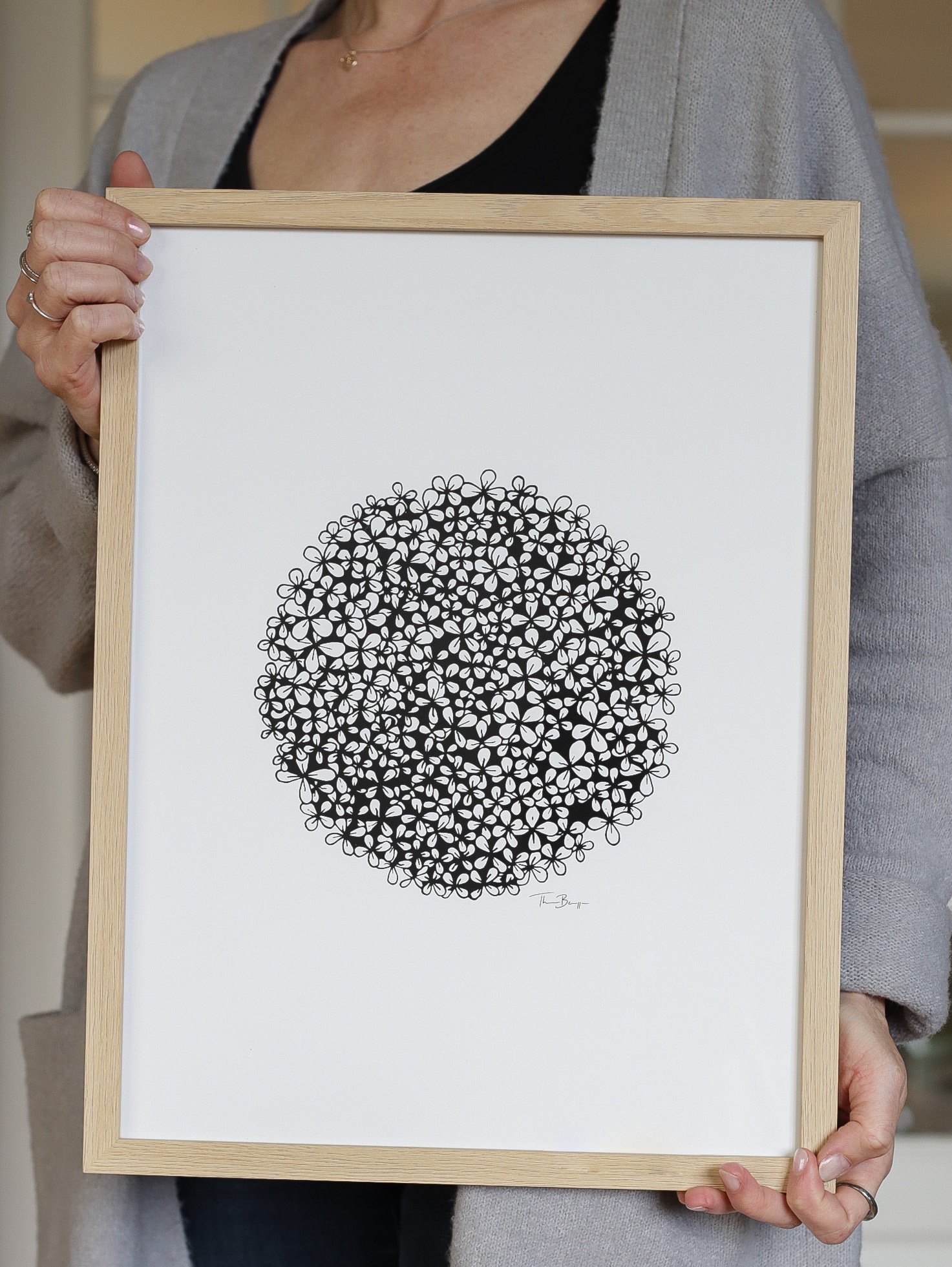 Doodle Floral Poster