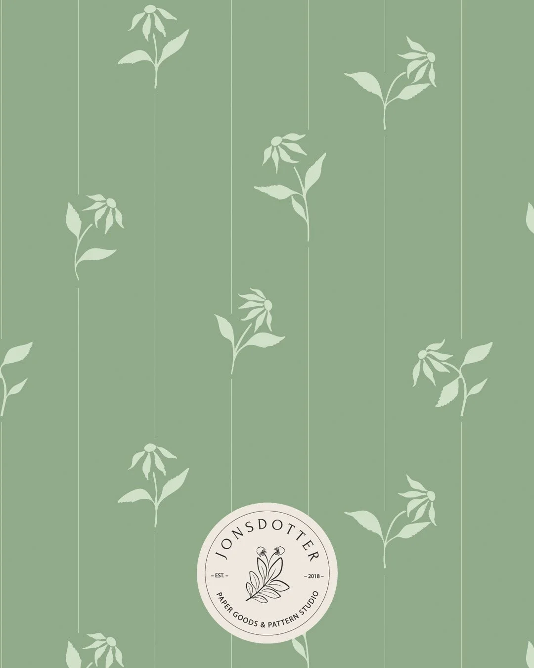 Daisy Dance – Little Daisies / Sage