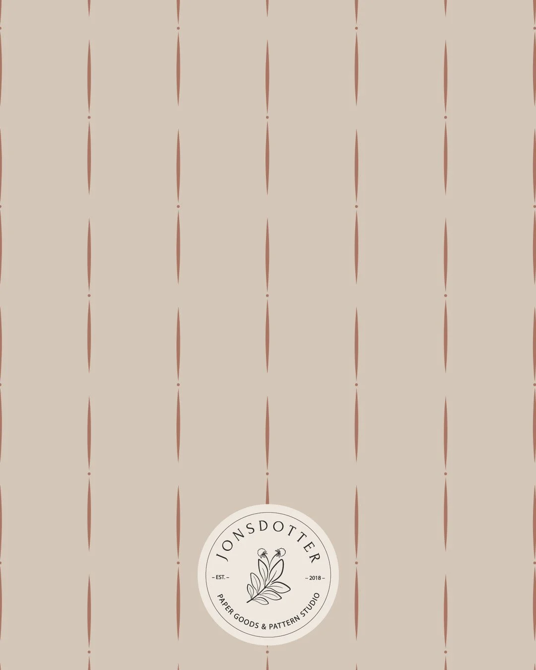 Highland Petals – Needle Lines / Clay