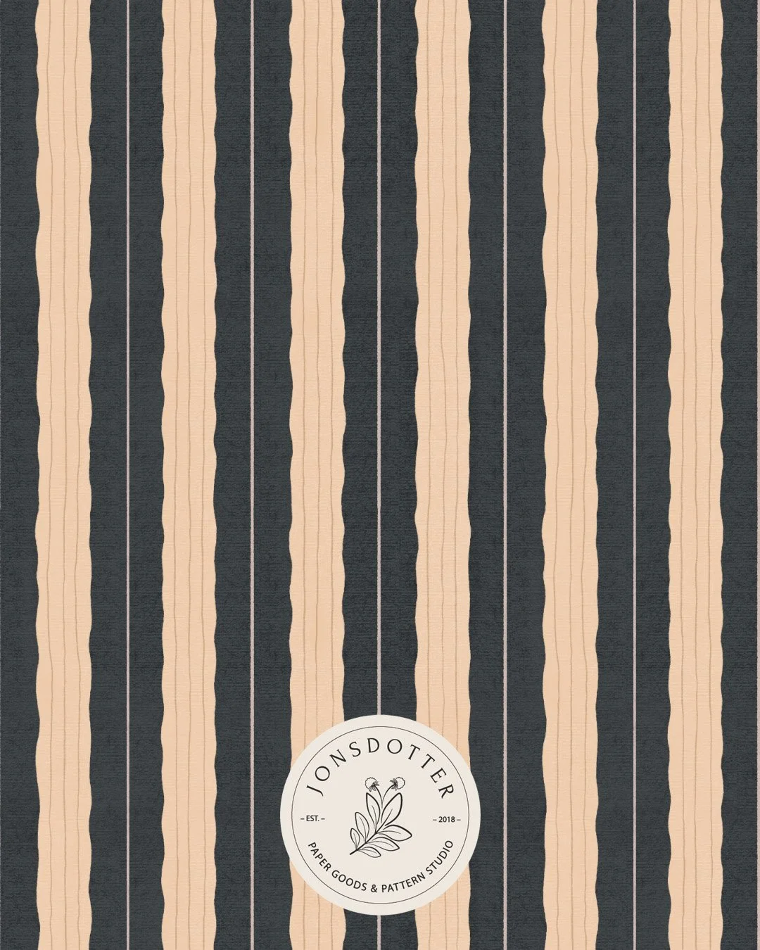 Wandering Lines – Charcoal & Sand