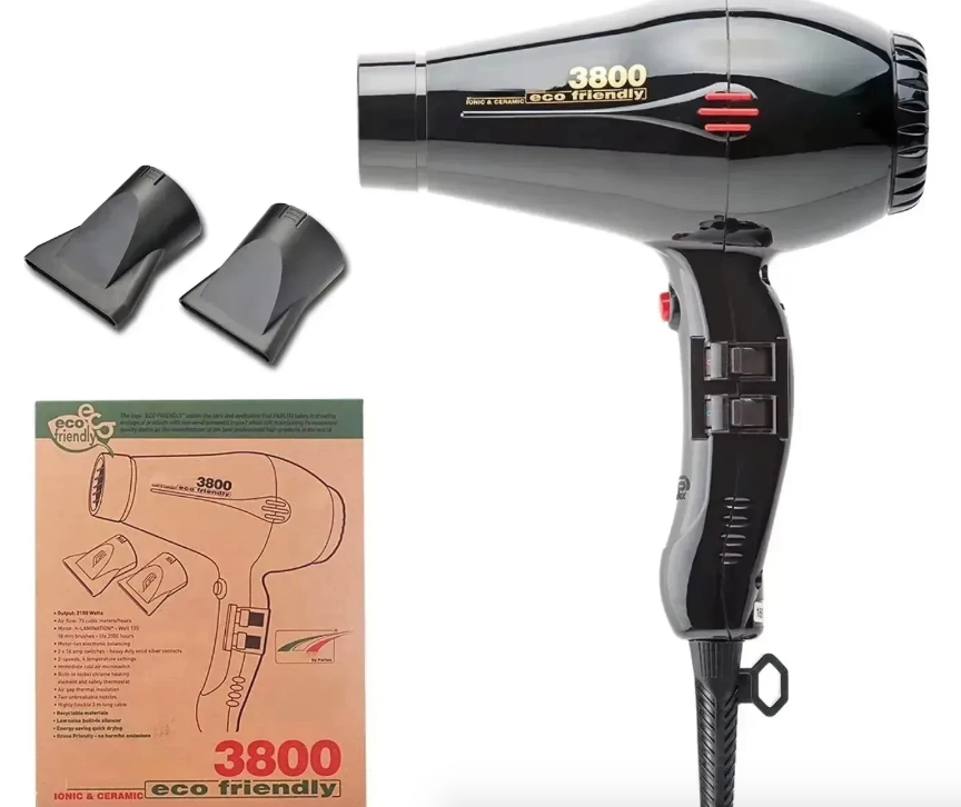 Parlux 3800 Eco Friendly Ceramic & Ionic Dryer 2100W