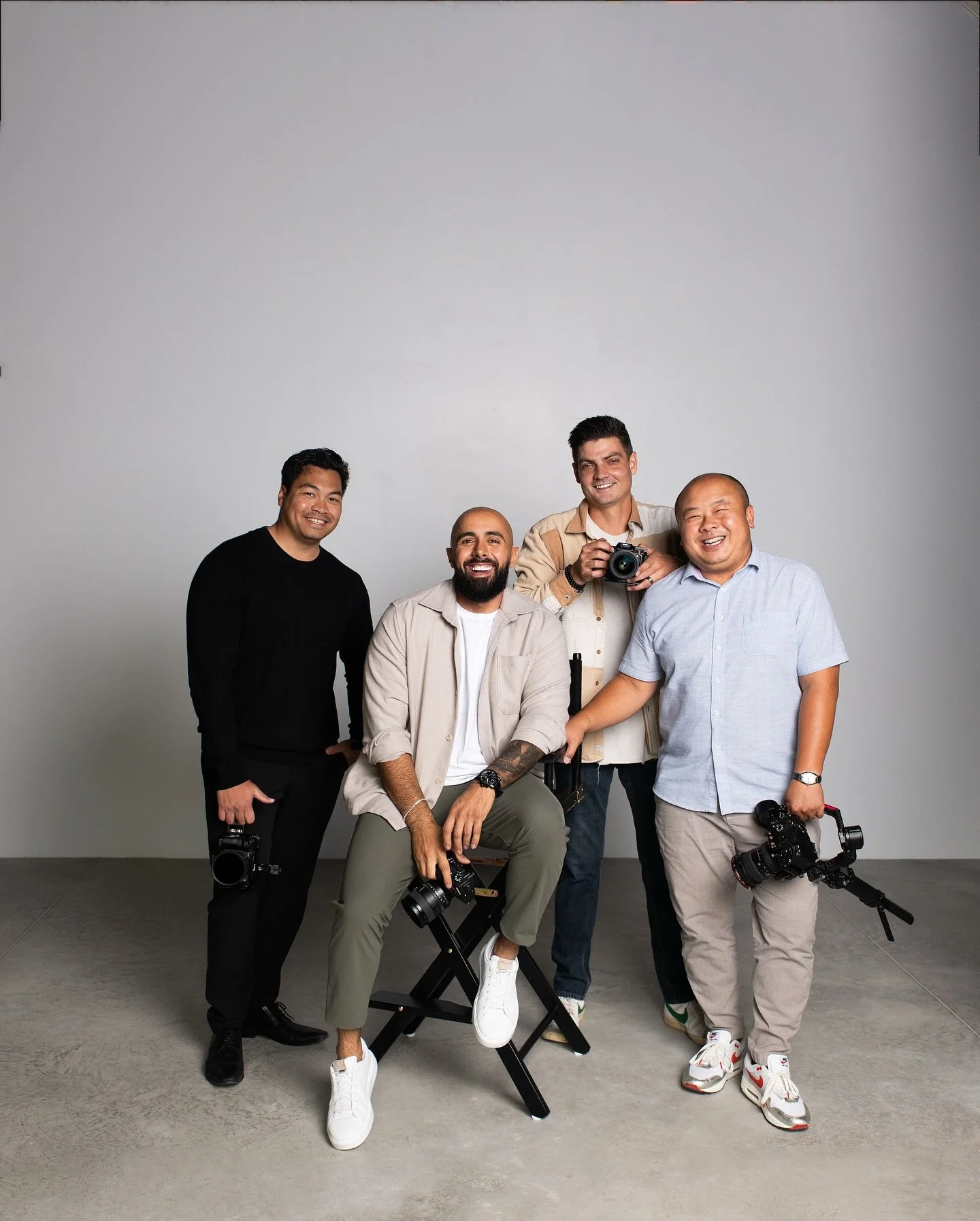 Meet the team that runs on coffee and good vibes 😎 We photograph, we film, and we make it look good 📸 🎥