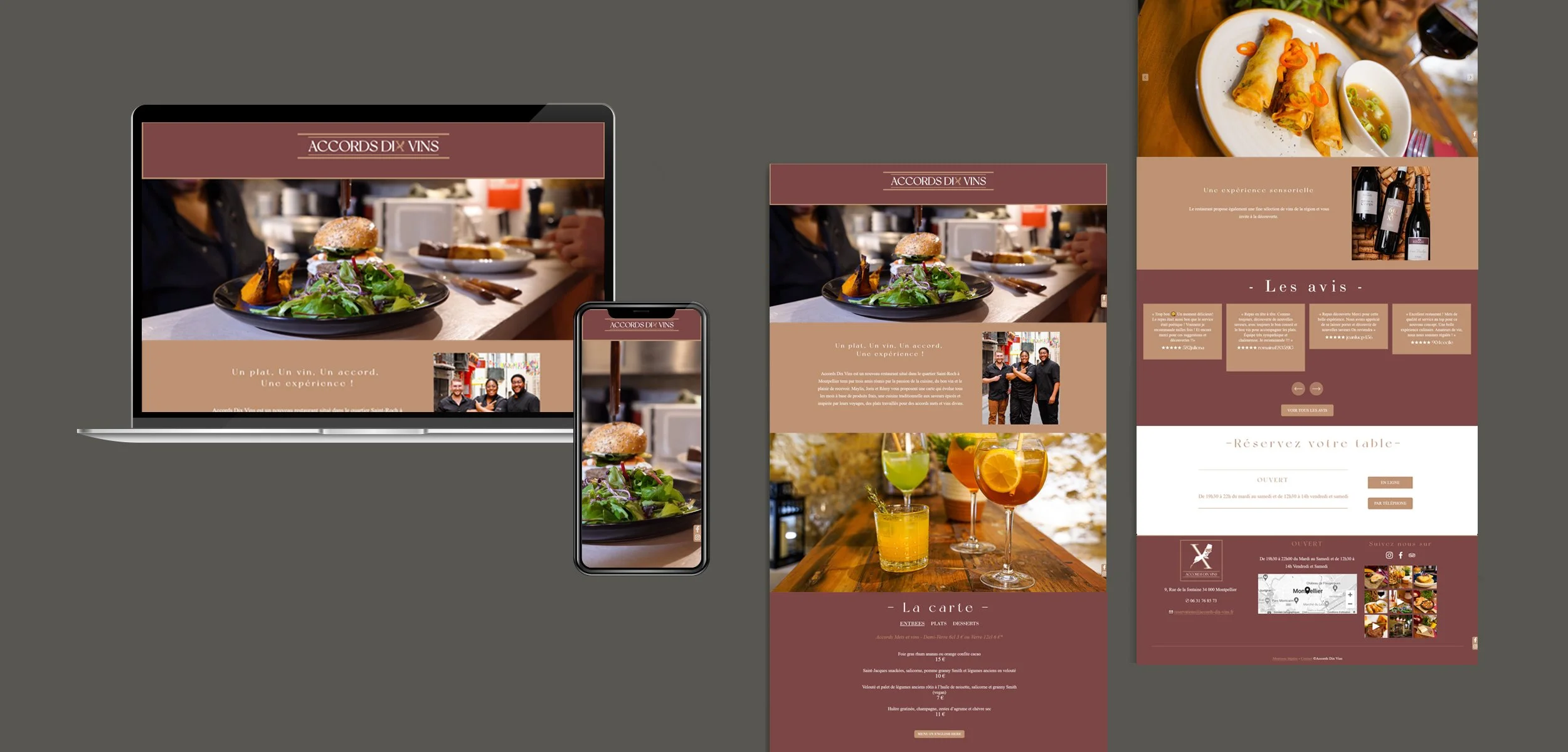 Site internet Accords Dix Vins