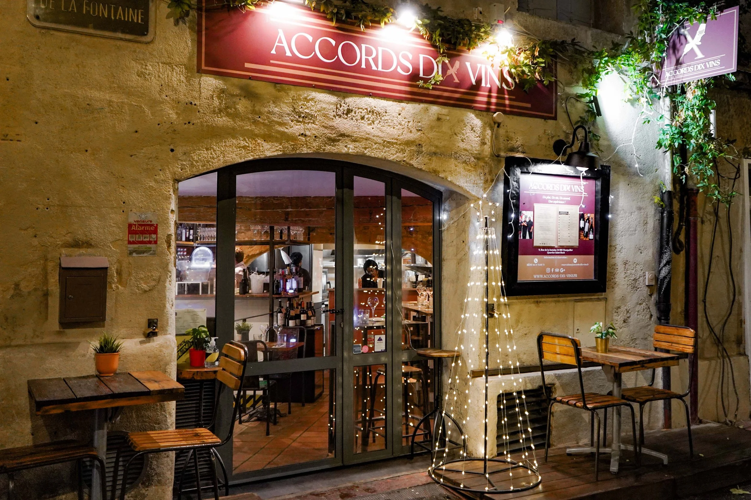 Création graphique pour Accords Dix Vins à Montpellier