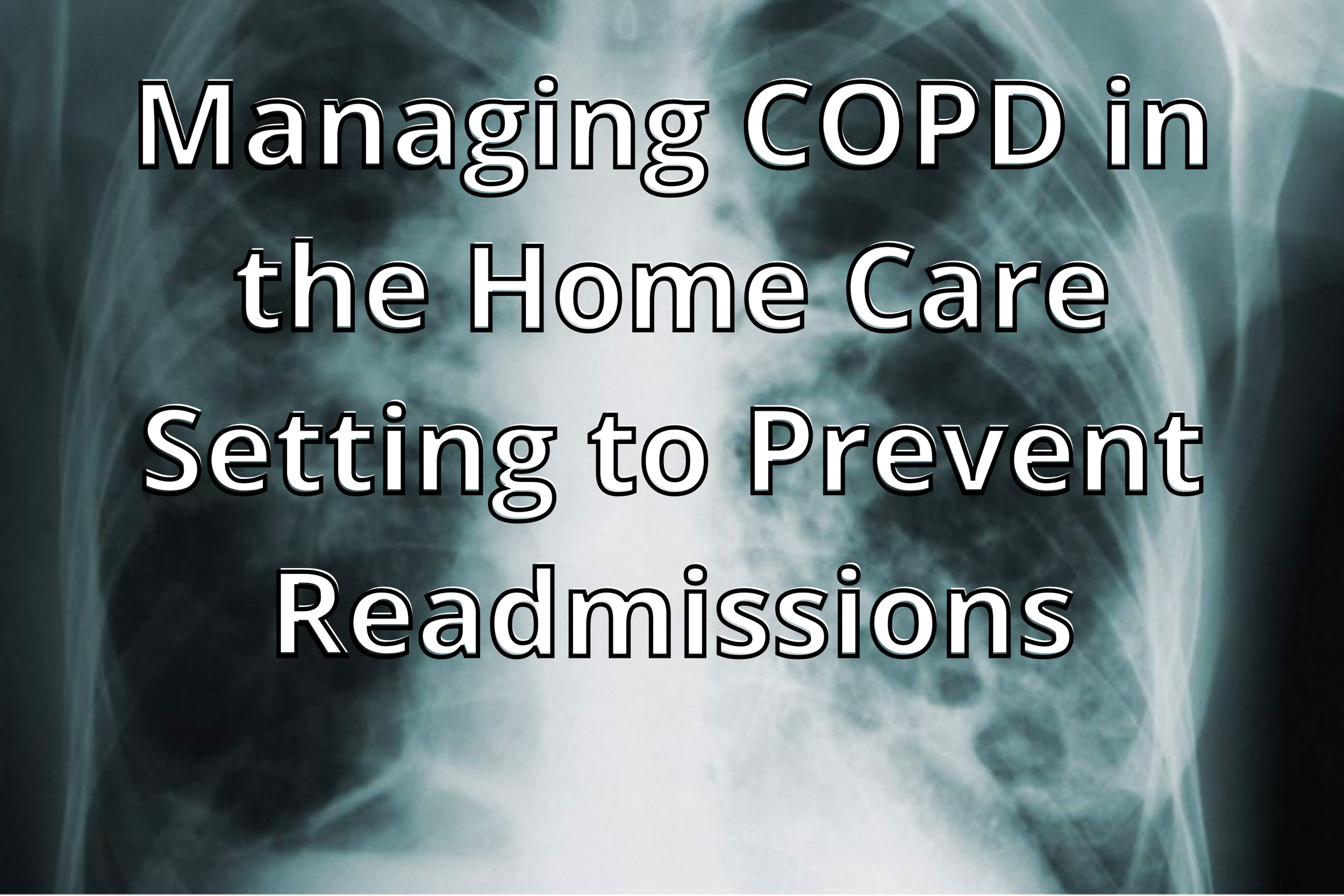 Managing COPD