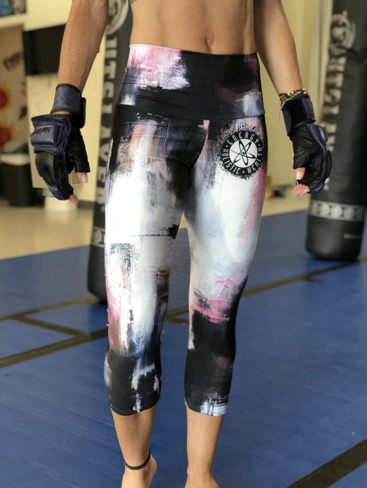 PINK ZEST CROP LEGGINGS