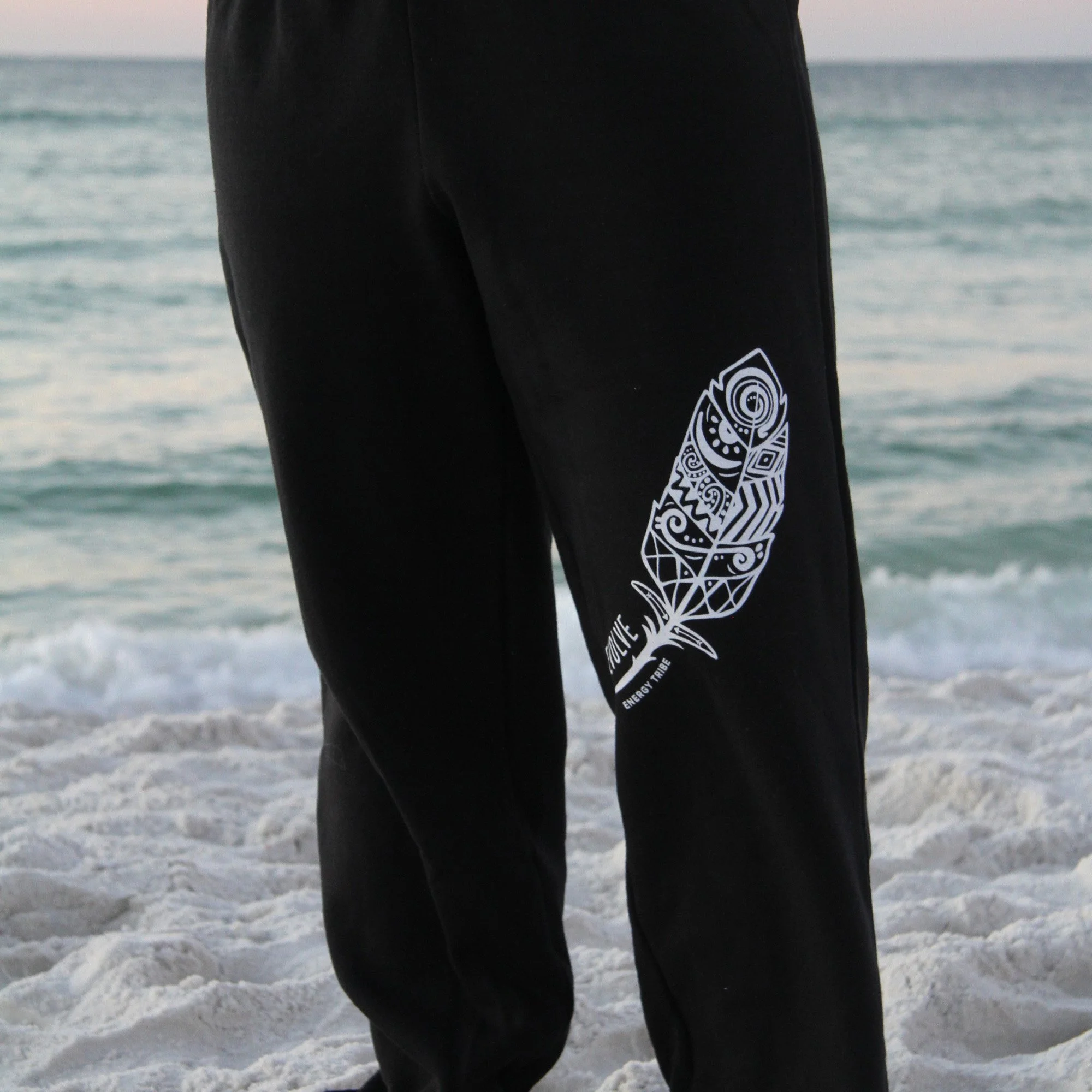 TRIBE FEATHER SWEATPANTS