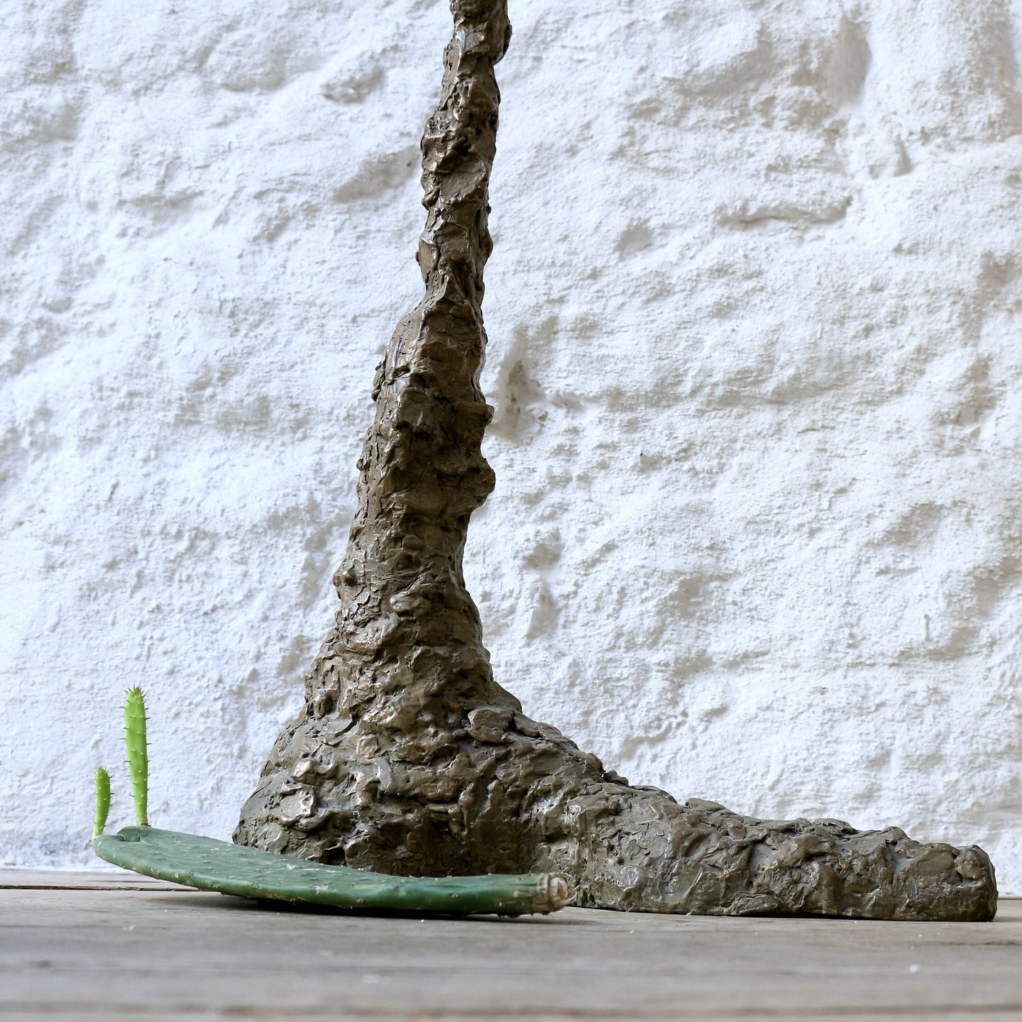&laquo;&nbsp;En eux m&ecirc;mes les infinis de l&rsquo;espace sont insaisissables. Il faut qu&rsquo;ils soient pris &agrave; l&rsquo;app&acirc;t d&rsquo;une forme d&eacute;finie au plus pr&egrave;s, un d&eacute;tail&raquo; #beckett

bronze H210 et po
