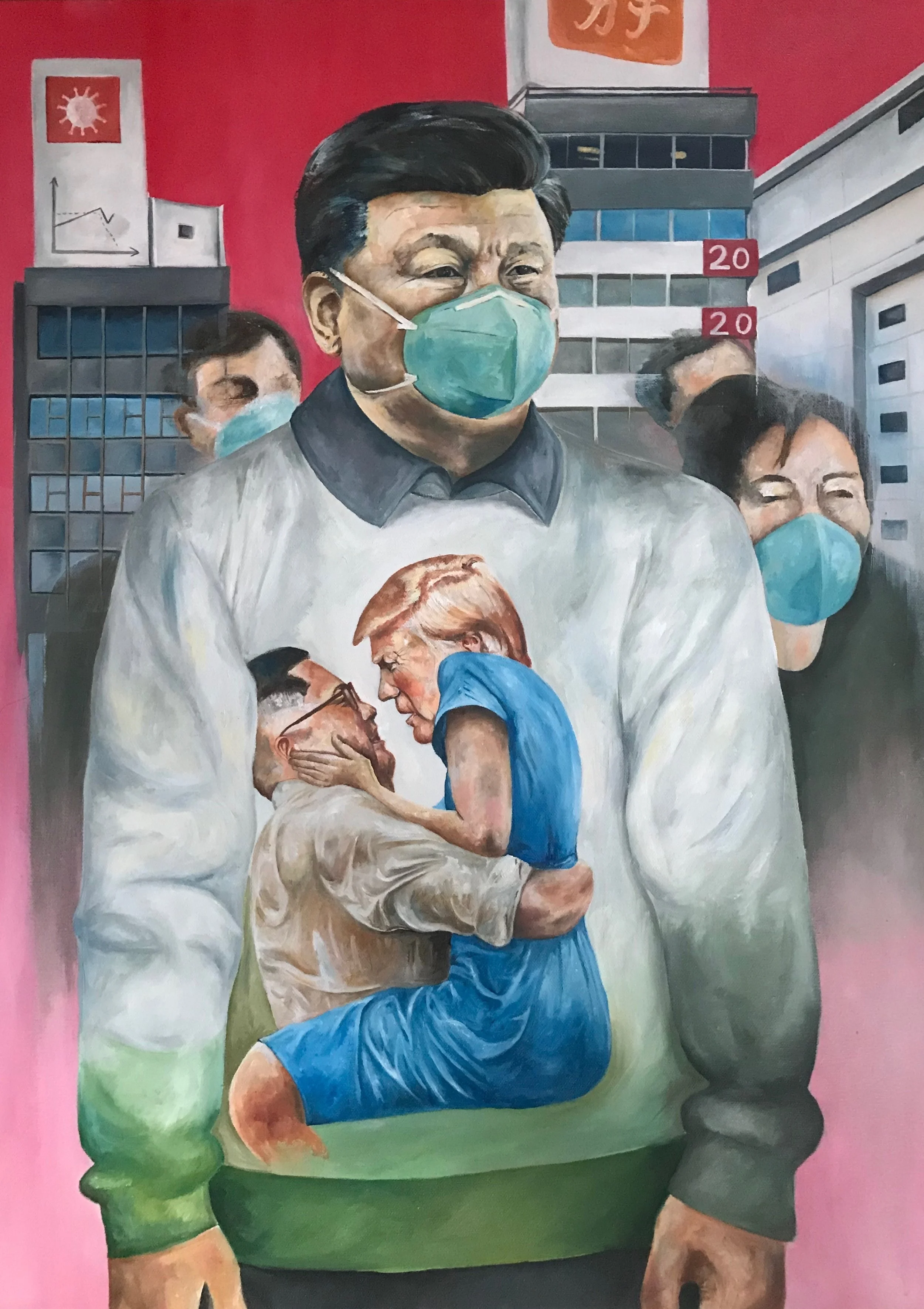 "The Notebook Remastered", oil on canvas, 80x60cm.