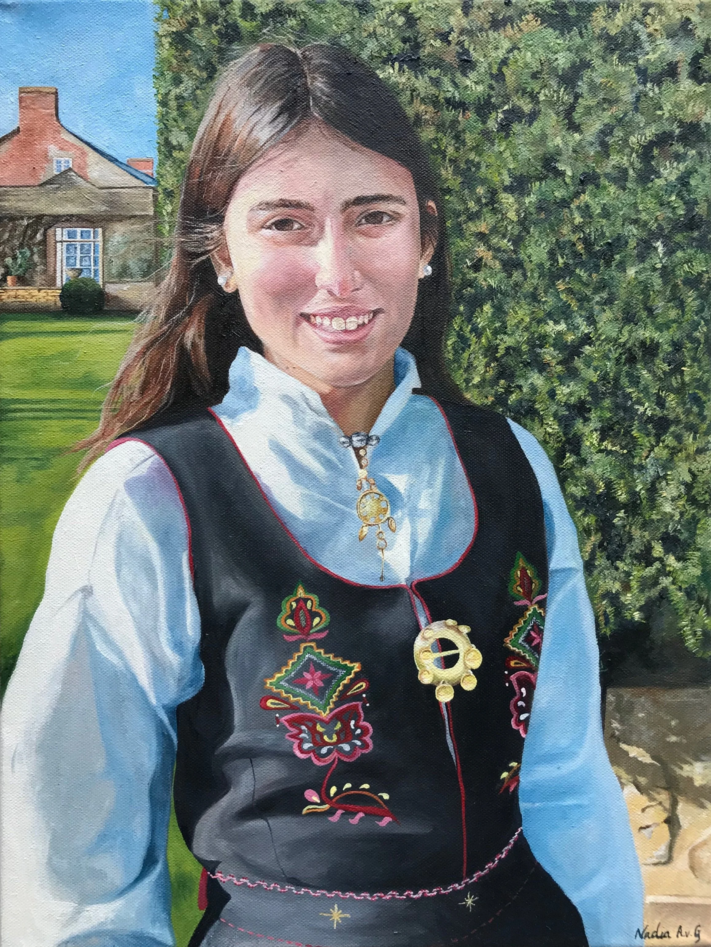 "Consuelo", oil on canvas, 40x50cm