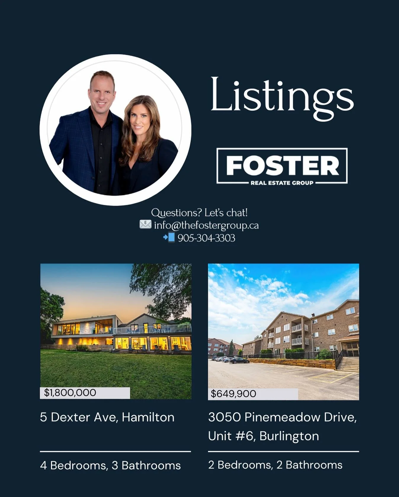 ✨ Foster Real Estate Group: Featured Listings ✨
Questions? Reach us at info@thefostergroup.ca
🌅 5 Dexter Ave, Hamilton
💲1,800,000
As the sun sets over Lake Ontario, this 4 bed | 3 bath lakeside masterpiece offers the perfect blend of cottage cha